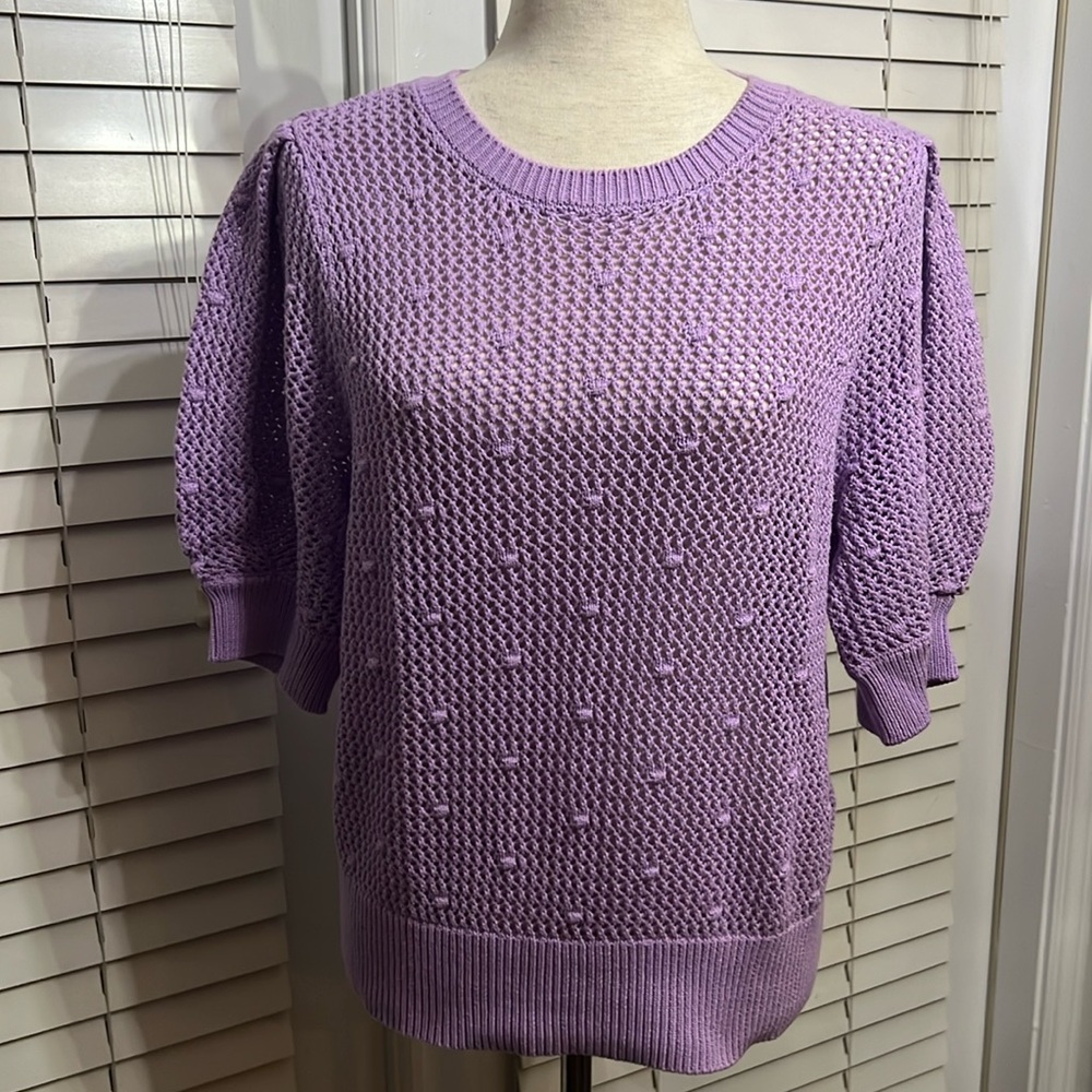 Happy X Nature by Kate Hudson for New York & Company Puff Sleeve Sweater